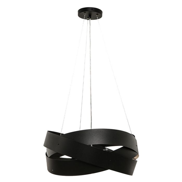 Modern fönsterlampa svart, Tanno