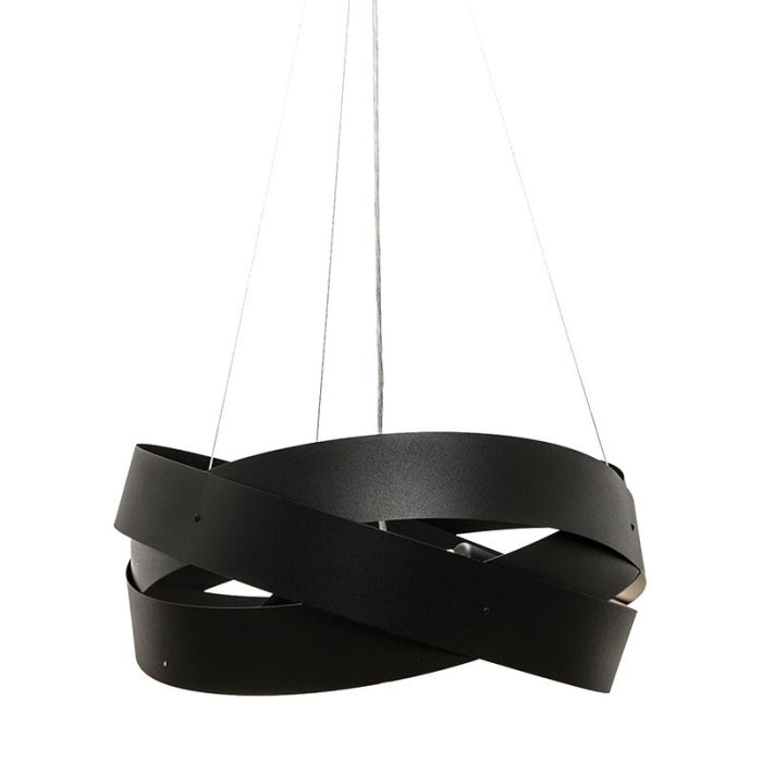 Modern fönsterlampa svart, Tanno