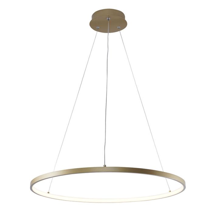Design fönsterlampa guld, Kubra, 28W, varm till kall vit justerbar LED