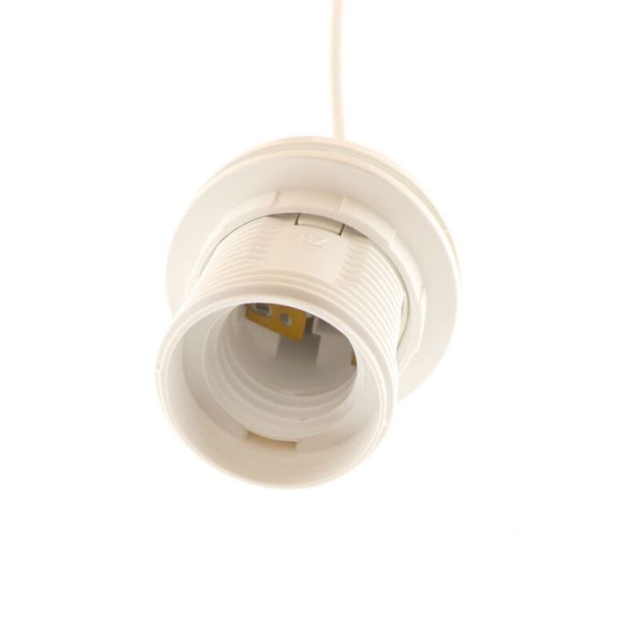Modern fönsterlampa utan skärm vit, Rika
