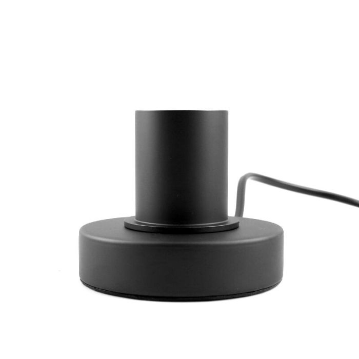 Modern bordslampa utan skärm svart, Rika, med brytare