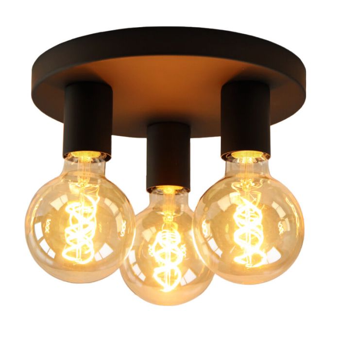 Modern taklampa svart, Rami