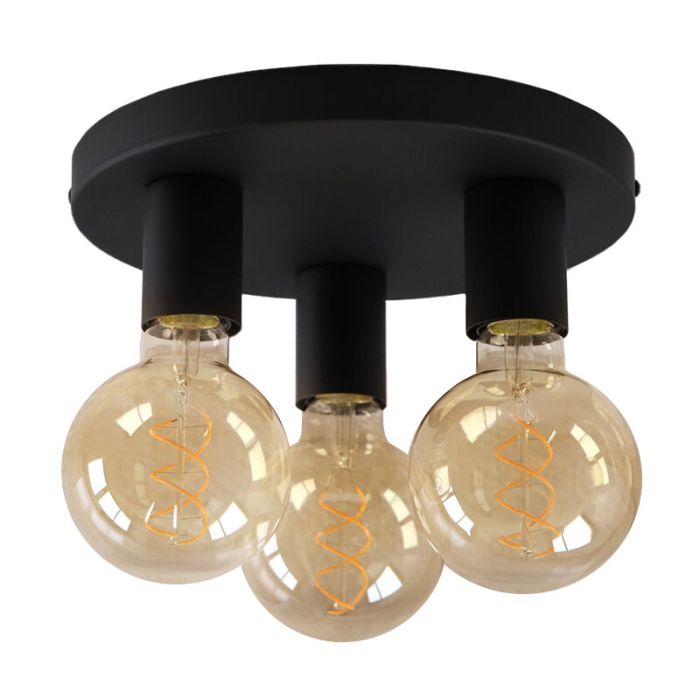Modern taklampa svart, Rami
